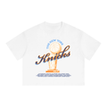 New York Knicks 2026 Playoffs Boxy Drop Shoulder Crop T-Shirt