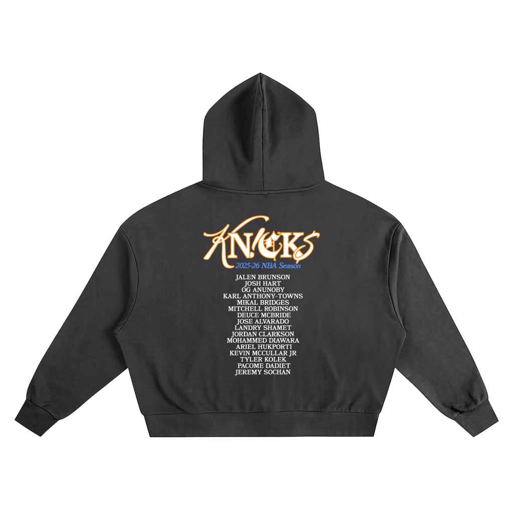 New York Knicks 2026 Playoffs Boxy Oversized Hoodie