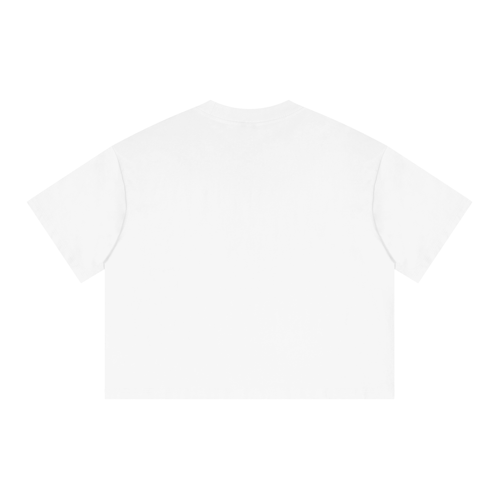 New York Knicks 2026 Playoffs Boxy Drop Shoulder Crop T-Shirt